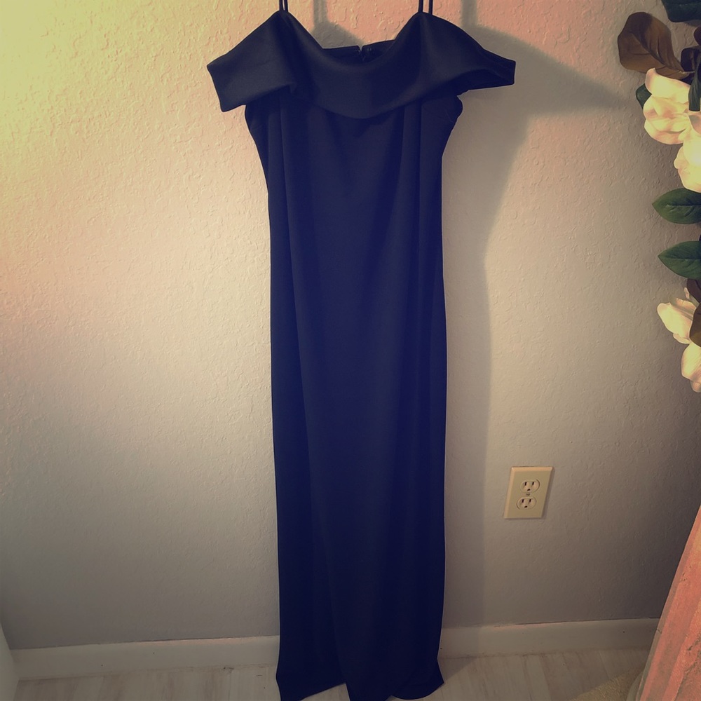 Black evening gown